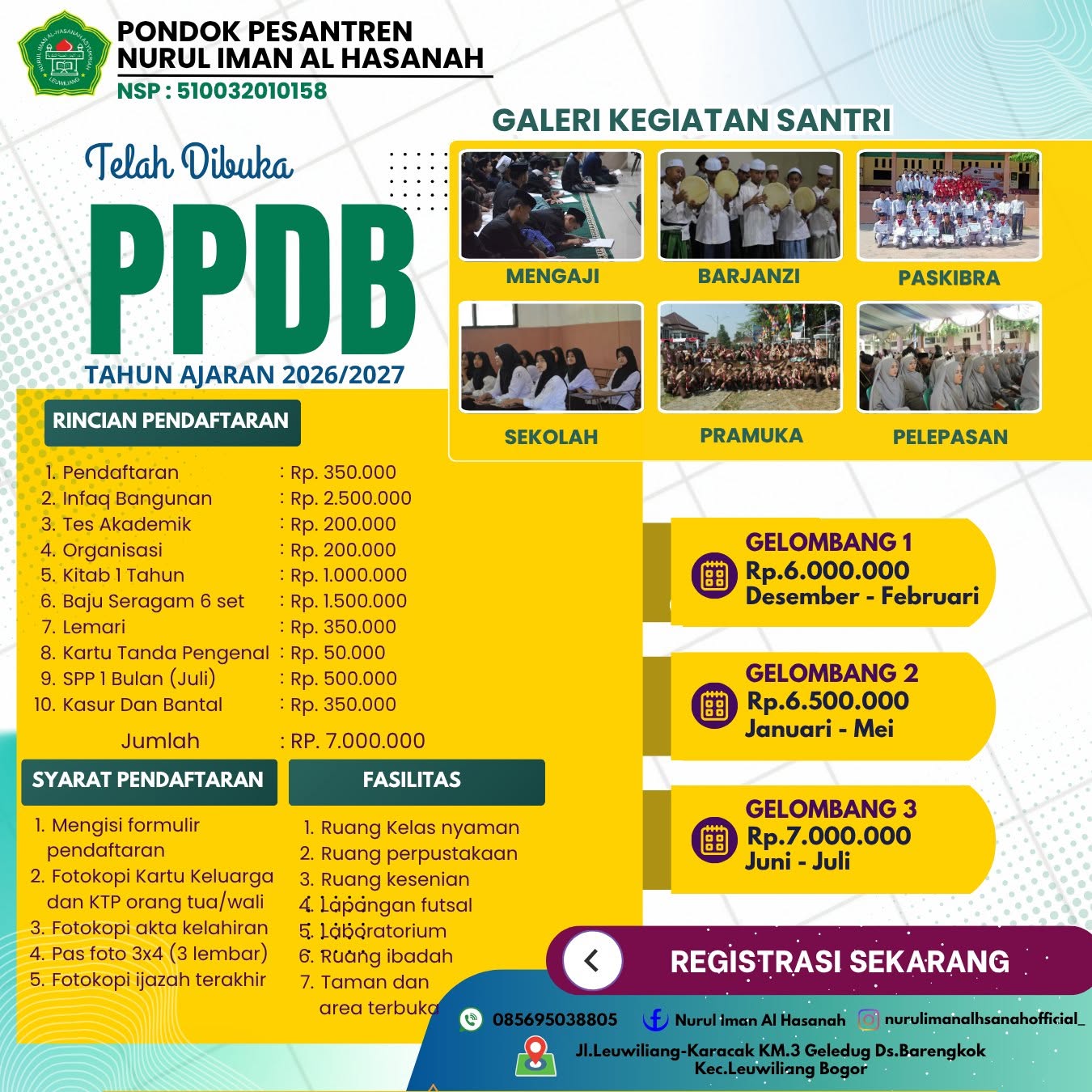 Momen Khidmat Pelepasan Santri